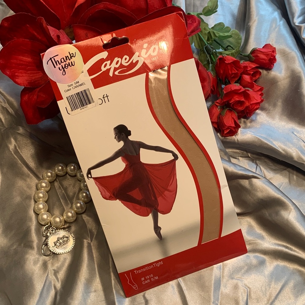 🌹CAPEZIO • NWT Transition Sheer Hoisery Tights - Caramel